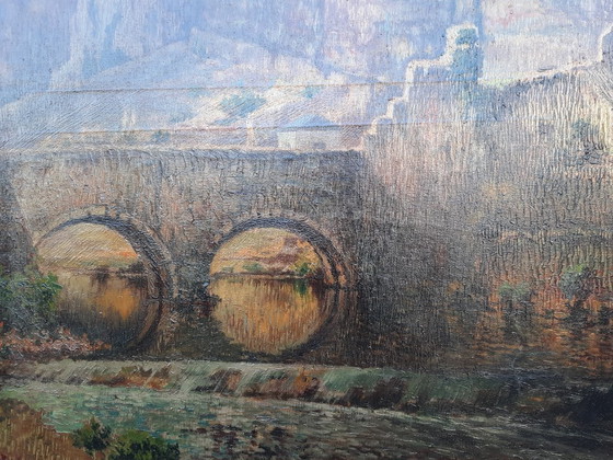 Image 1 of Dipinto di Emile Majerus – Ponte Stierchen (1935)