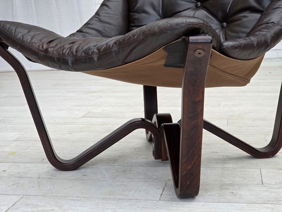 Image 1 of 1970s, Norwegian design by Jim Myrstad, loungechair, model "Viking".