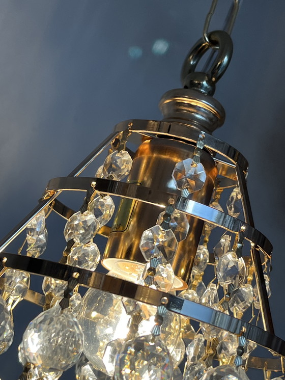 Image 1 of Set di 2 lampade a sospensione in cristallo Swarovski