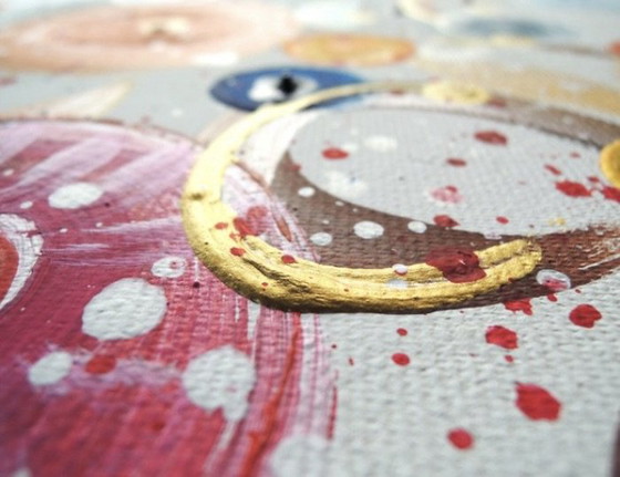 Beautiful XL Painting 'Tree XXL', Monika Spiewak (140x70), Paintings & Drawings, Canvas, Multi Color (photo 8 of 13)