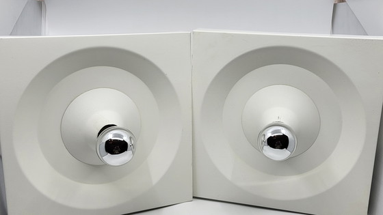 Image 1 of Appliques Murales Par Klaus Hempel, Space Age Allemagne 1960s, Set De 2