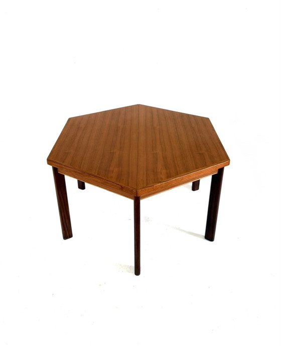 Image 1 of Table de salle à manger extensible vintage en teck danois des années 60