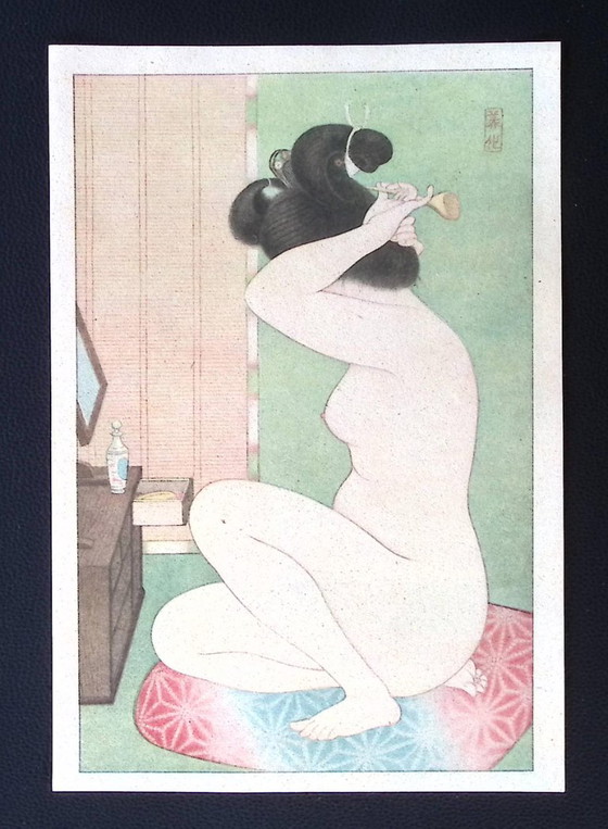 8x Kikō Hakkei - Nude Beauties - Litho's – Lithographs & prints, Paper (photo 5 of 12)
