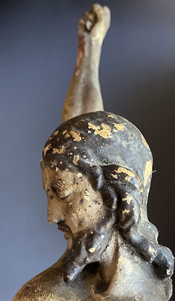 Corpus di Cristo spagnolo in legno policromo del XVIII secolo – Sculture, Wood (photo 5 of 9)