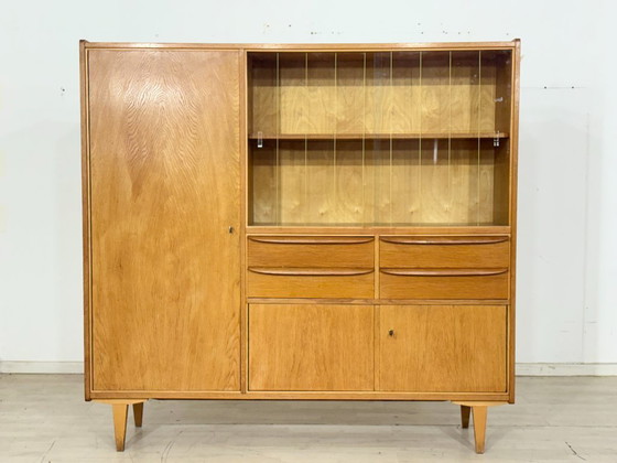 Image 1 of Vintage dressoir / vitrinekast / woonkamerkast – jaren 60