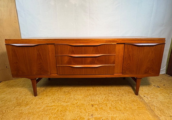 Prachtig Vintage Elliots Of Newbury Teak Dressoir | 1960 | Scandinavian Design Een fantastisch Mid-Century (photo 5 of 9)
