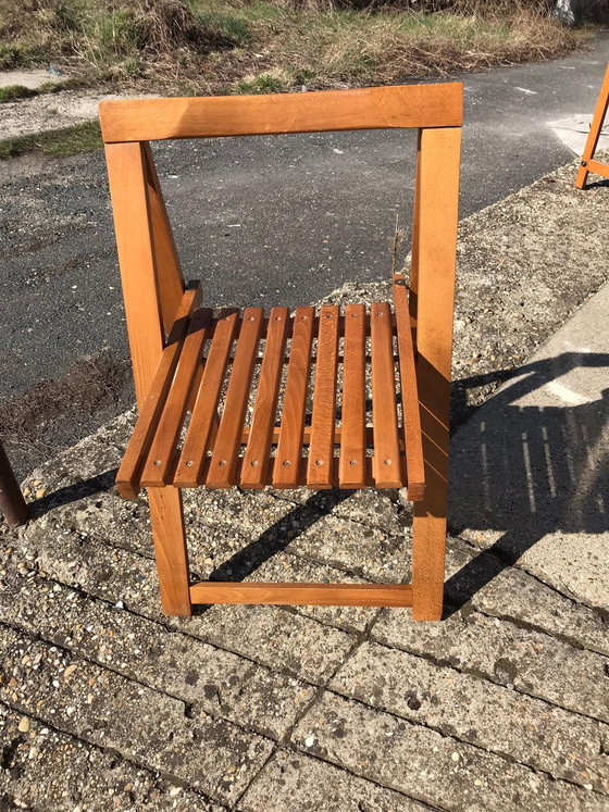 Uitschuifbare Eettafel & 2 Stoelen, jaren 60, Set van 3 – Eetkamerset (photo 9 of 11)