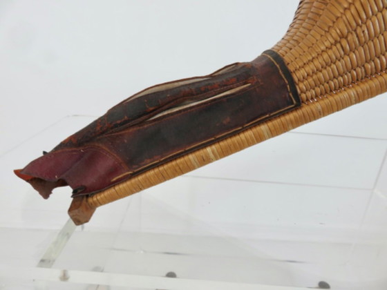 Antica Chistera Guanto Grande, 64cm, Sport Basco, Paesi Baschi, Francia – Oggetti decorativi, Rattan (photo 9 of 16)