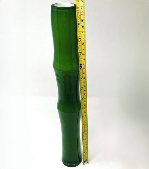 Spectacular Green Lucky Bamboo Glass Vase - Torre & Tagus