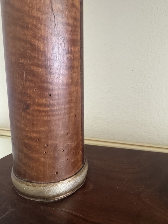 Image 1 of Art Deco houten tafel op voet