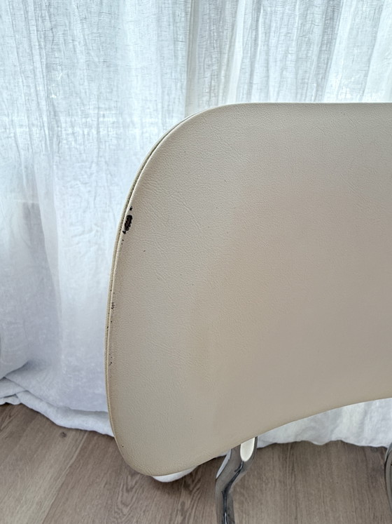 Image 1 of Sedie vintage Brabantia con struttura tubolare (4 pezzi) – Rivestimento in pelle Skai