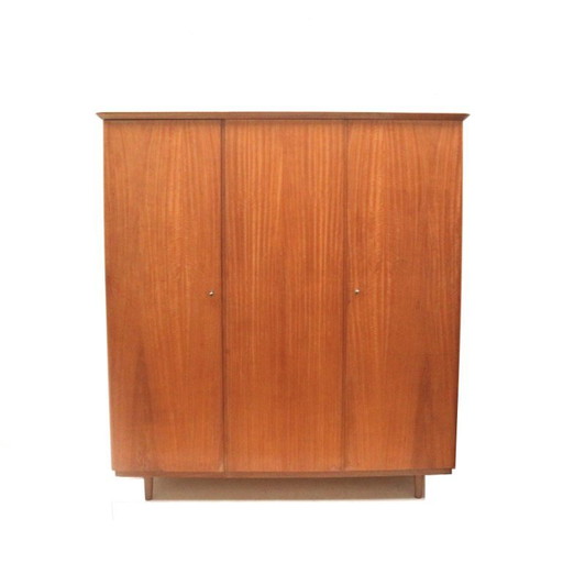 Vintage 3-door wardrobe / linen cupboard from the 60s / 70s