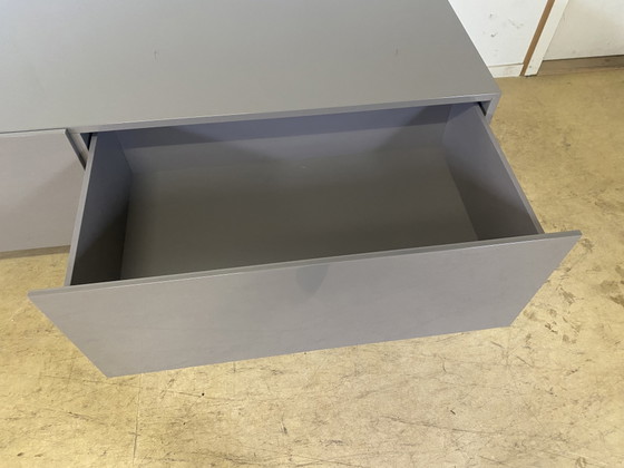 Image 1 of Capellini Uni/2 dressoir, couleur boue/taupe, hoogglans, 270 cm breef