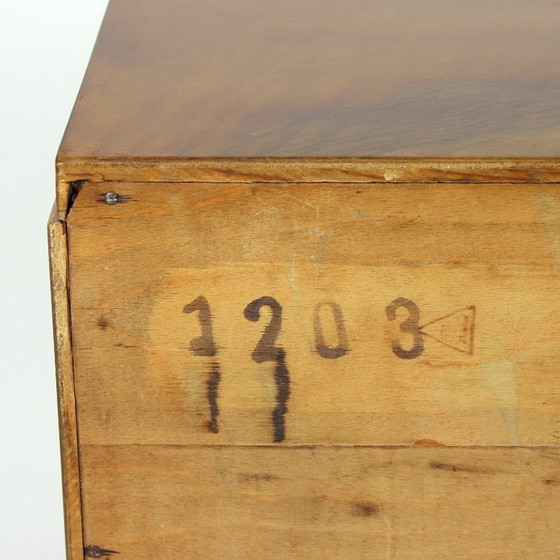 Image 1 of Art Deco nachtkastjes van Jindřich Halabala voor Up Závody, jaren dertig