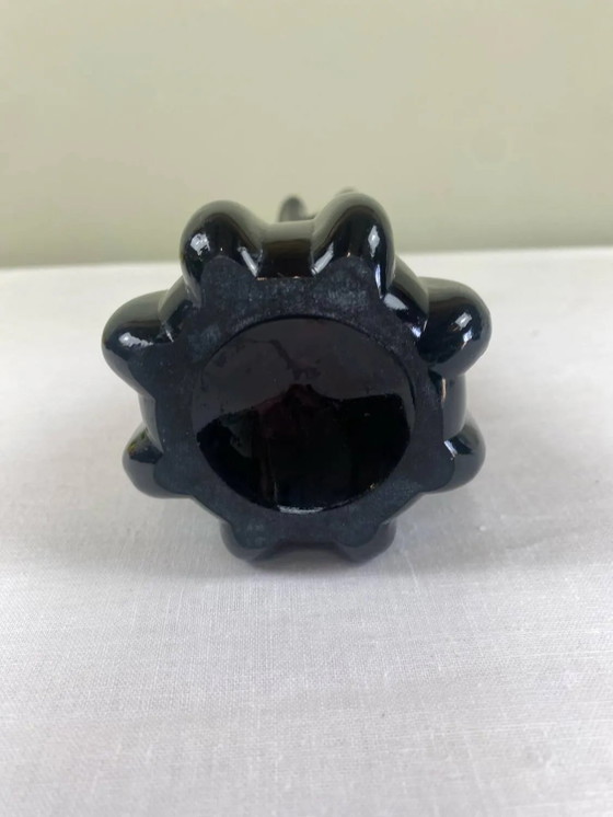 Vintage five-finger vase – Crystal, Glass (photo 8 of 10)