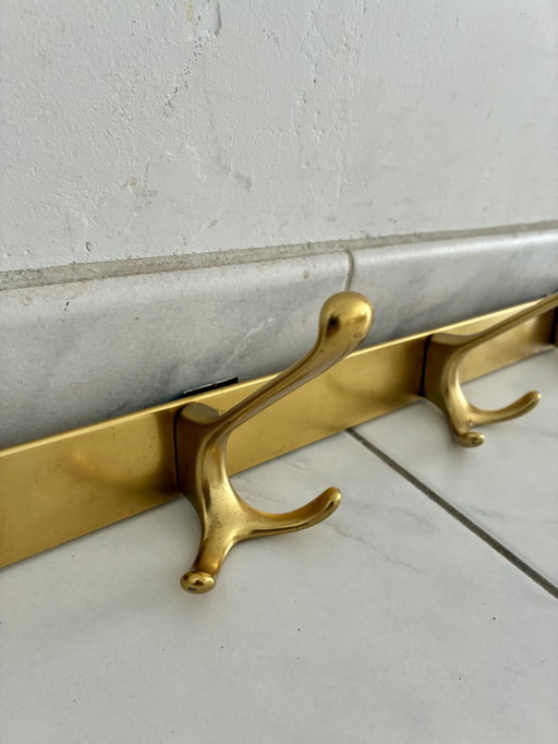 Vintage Messing Kapstok 5 Haken – kapstokken, Brass (photo 2 of 11)
