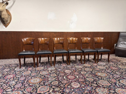 Set Klassiek Engelse Stoelen Eetkamerstoelen