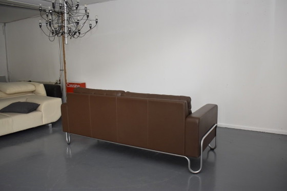 Prachtige Exclusieve Dutch Originals Gispen Design Bank – 3-5 zitsbanken, Leather, Metal (photo 18 of 18)