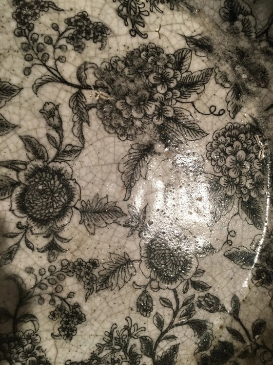 Piatto in ceramica smaltata ∅ 34 – Stoviglie, Porcellana, Vintage (photo 4 of 9)