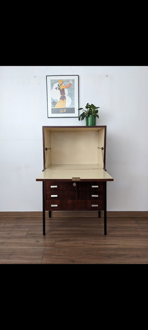 vintage Scandinavische secretaire