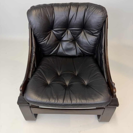 Kroken armchair by Åke Fribytter for Nelo Möbel, Leather (photo 7 of 18)