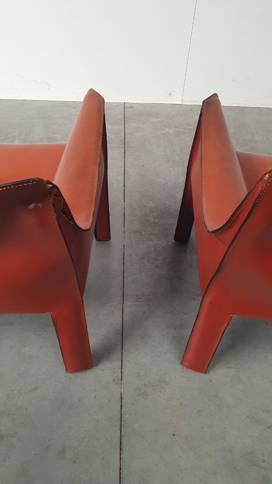 Mario Bellini Cassina CAB Lounge Chaises Design Vintage – Fauteuils, Leather (photo 15 of 21)