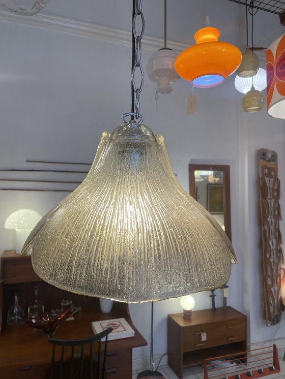 Image 1 of Murano Glass Pendant Lamp, Peill & Putzler, Germany 1970's