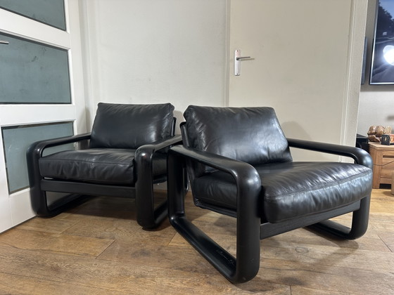 Image 1 of 2 splendide poltrone lounge vintage Humbre di Burkhard Vogtherr per Rosenthal Furniture, anni '70.