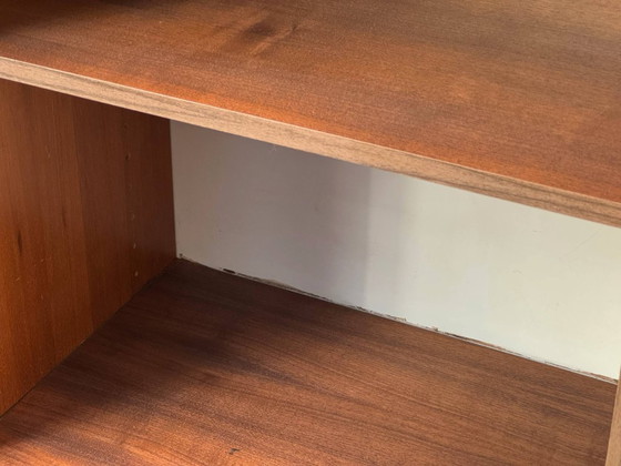 Image 1 of Armoire haute étroite de style milieu du siècle avec tiroirs, années 1960