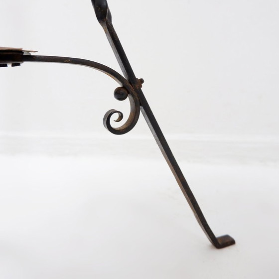 Image 1 of French barber's mirror from the 1930s