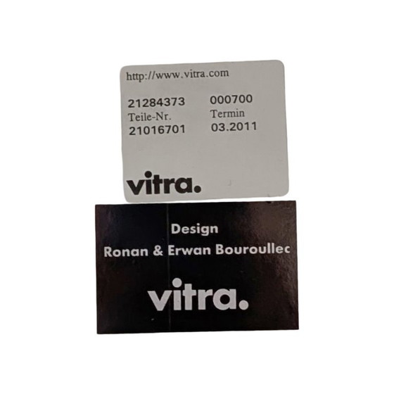 Image 1 of 2 mesas auxiliares de metal Vitra, mesas de centro Ronan Erwan Bouroullec blancas1