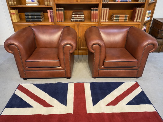 Springvale Chesterfield 3+1+1+ voetenbank bruin leer met zwarte bies – Banken, Leather, Wood (photo 9 of 15)