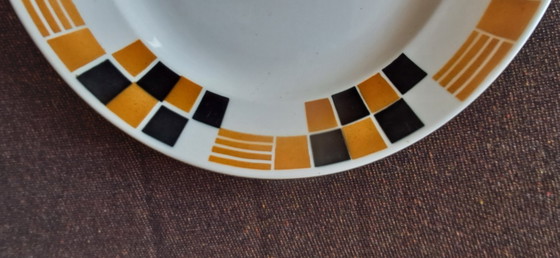 Antique Art Deco Plate made in France – Badonviller, Crockery, Ceramic (photo 2 of 6)