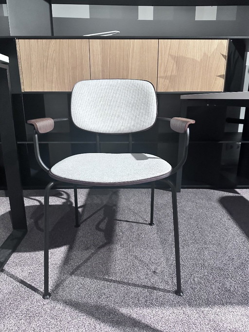 sedia da pranzo vintage marrone