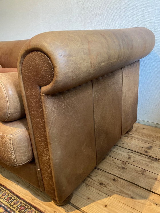 Image 1 of Canapé 2,5 places Baxter, cuir de buffle Alfred P Brown