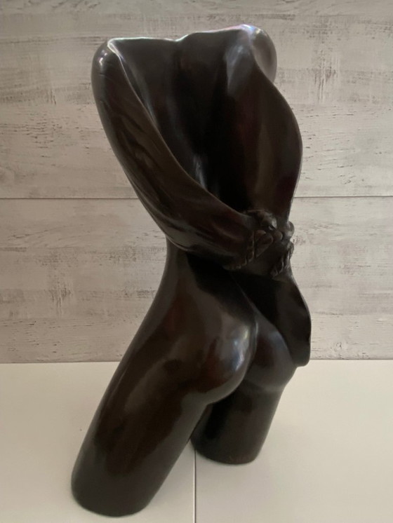 Image 1 of Statua scultura in bronzo antico firmata S. Dalì Corpo femminile di design