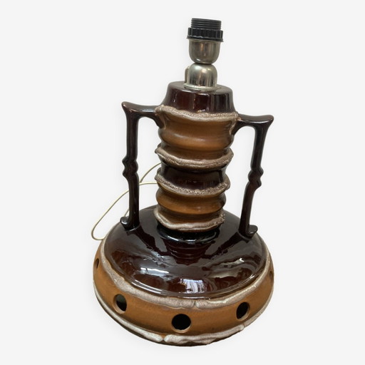 Zeventiger jaren woonkamer lampenstandaard