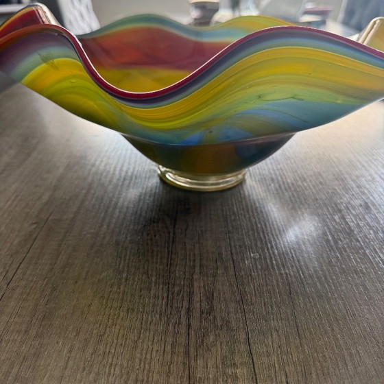 Goldan Talast Bowl Vintage Glass Fruit Bowl (photo 2 of 5)