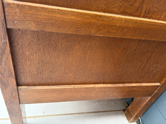 Art Deco wooden wardrobe 1930s – Glass, Metal (photo 9 of 15)