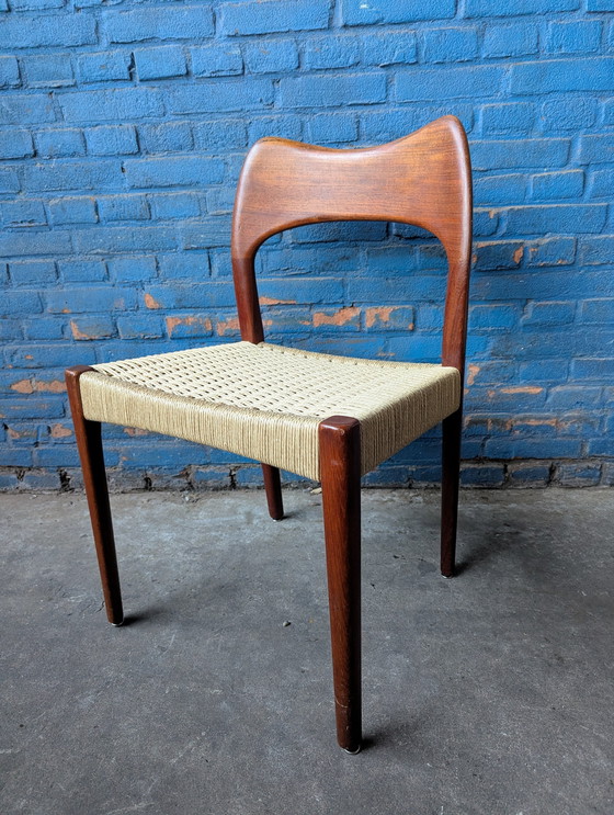 Image 1 of Silla 4x de mediados de siglo - Arne Hovmand Olsen para Mogens Kold