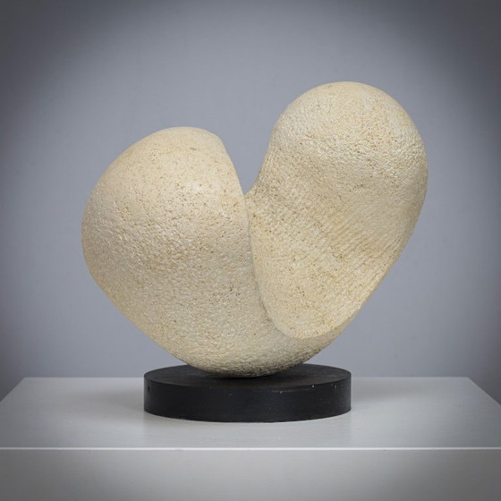 Image 1 of Modernist Sandstone Sculpture by Ineke van Zuuren, Netherlands, 1980s