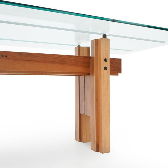 Image 1 of Eettafel "Cangrande" van Franco Poli voor Bernini, jaren 70.