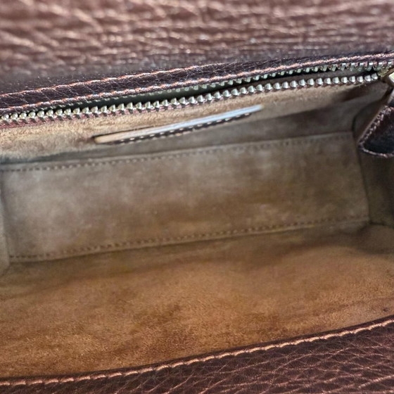 Image 1 of DIOR LADY MINI - PELLE DI VITELLO CANNAGE MARRONE, FERRAMENTA ORO, CINTURINO REGOLABILE