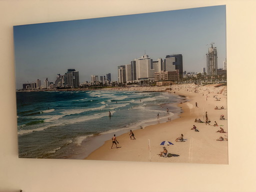 Photo Art By Max Moszkowicz. Tel Aviv Beach Panorama 