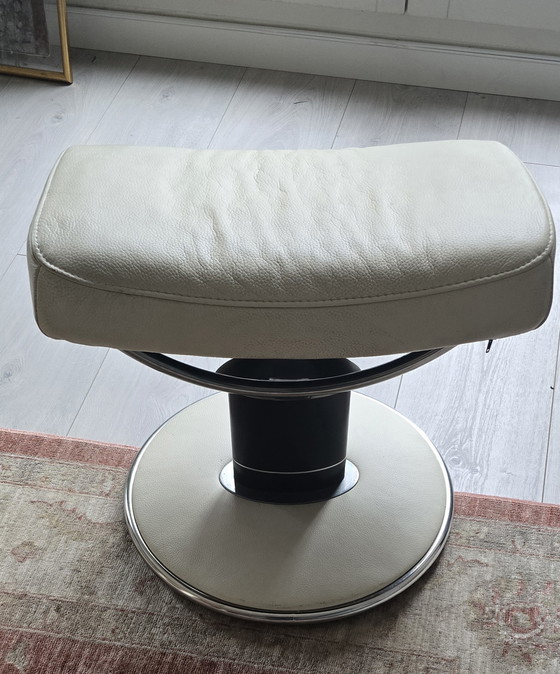 Image 1 of Poltrona reclinabile Stressless Jazz con poggiapiedi, in ottime condizioni, in vendita