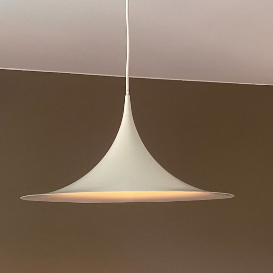 Image 1 of Set of 2 Semi hanging lamps by Claus Bonderup & Torsten Thorup. 1970.