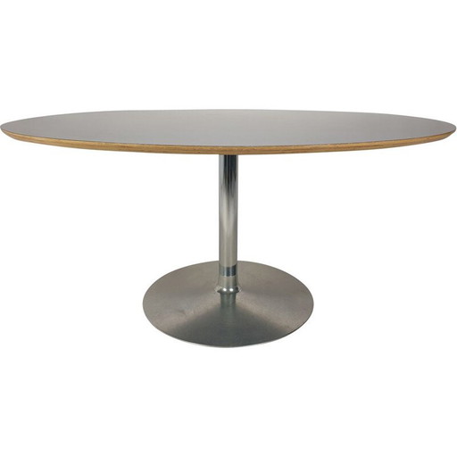 Vintage oval dining table by Pierre Paulin for Artifort, 1960s