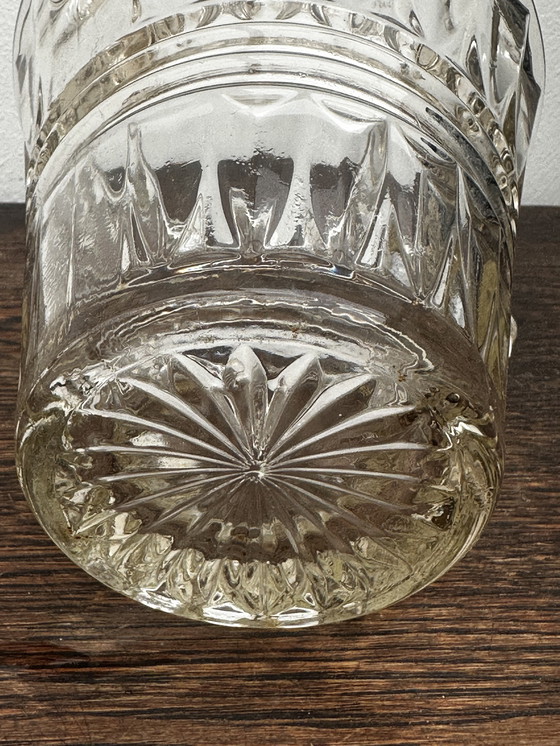Image 1 of Small vintage cut glass ice bucket - H 12 cm