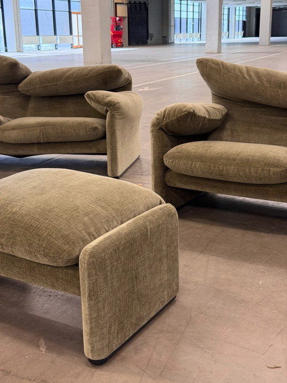 Cassina Maralunga Set | Green – 3-5 seaters, Textile (photo 8 of 14)