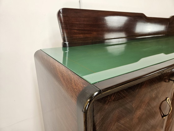 Credenza in mogano con piano in vetro, 1960 – Credenze, Legno (photo 4 of 43)